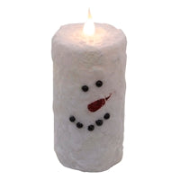 Snowman Votive Candle
