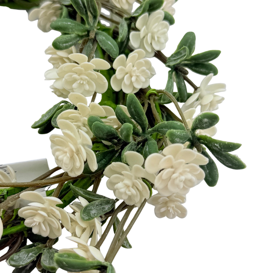 Alabaster Buds Candle Ring