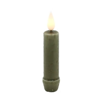 4 inch Green Taper Candle