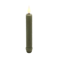 6 inch Green Taper Candle