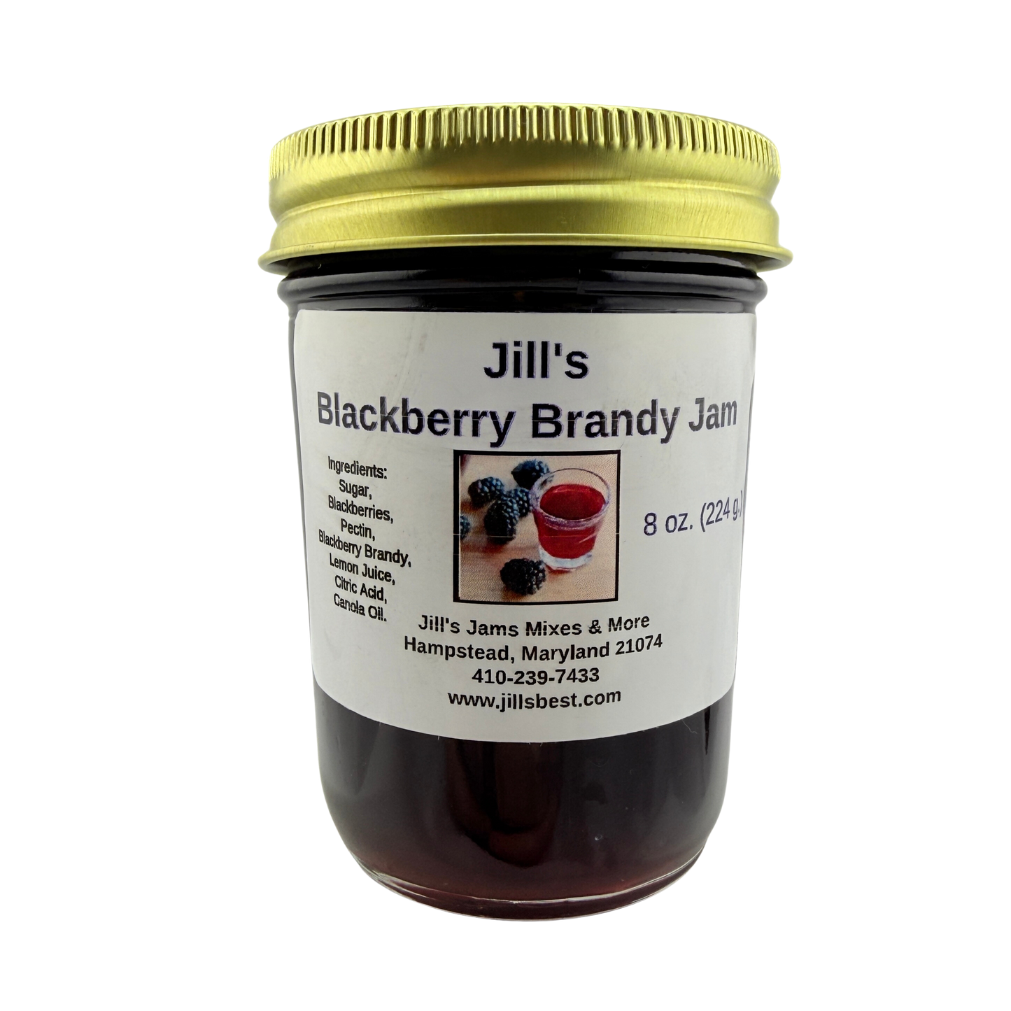 Blackberry Brandy Jam