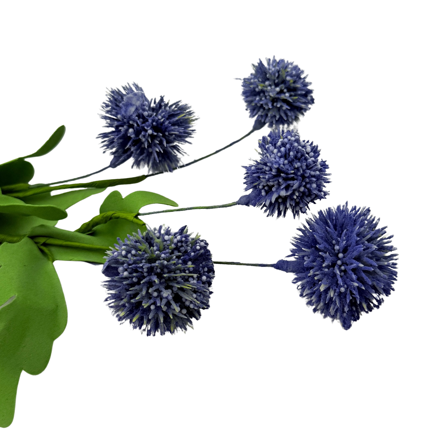 Mini Blue Allium Stem