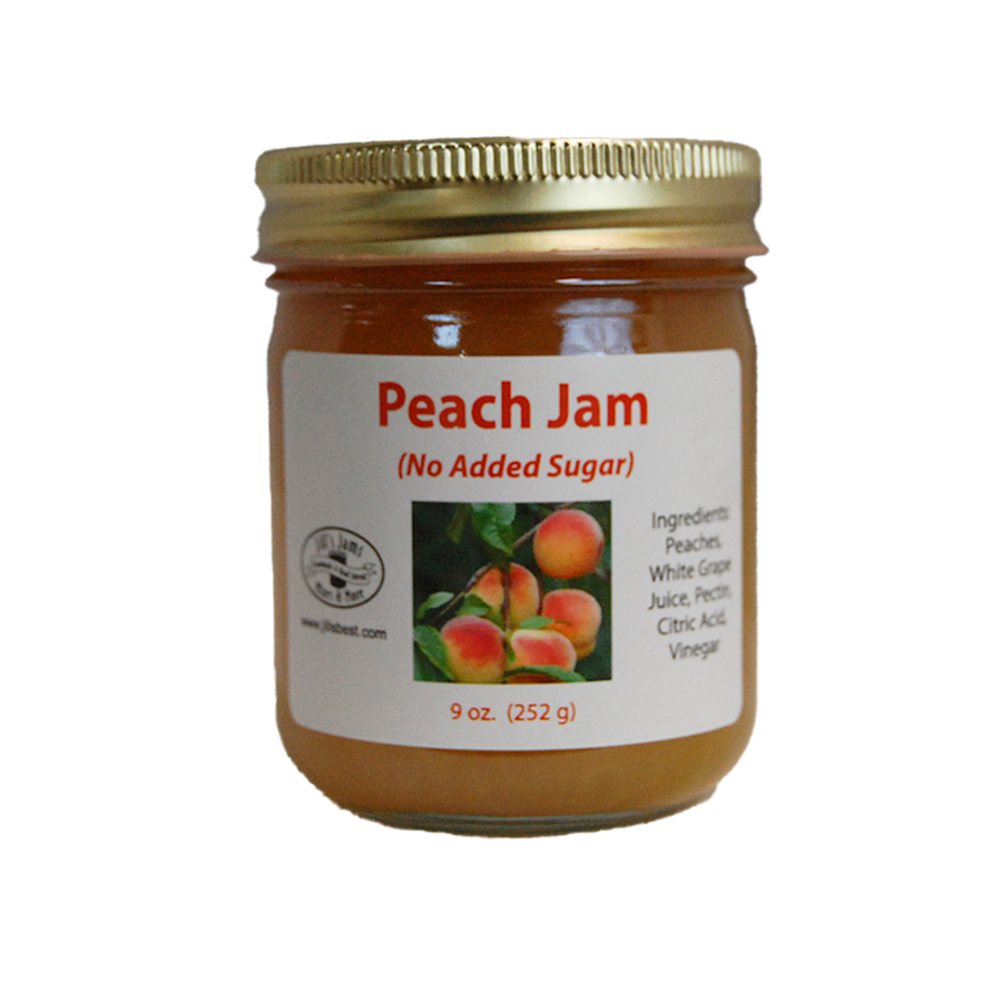 Peach Jam (No Sugar Added)