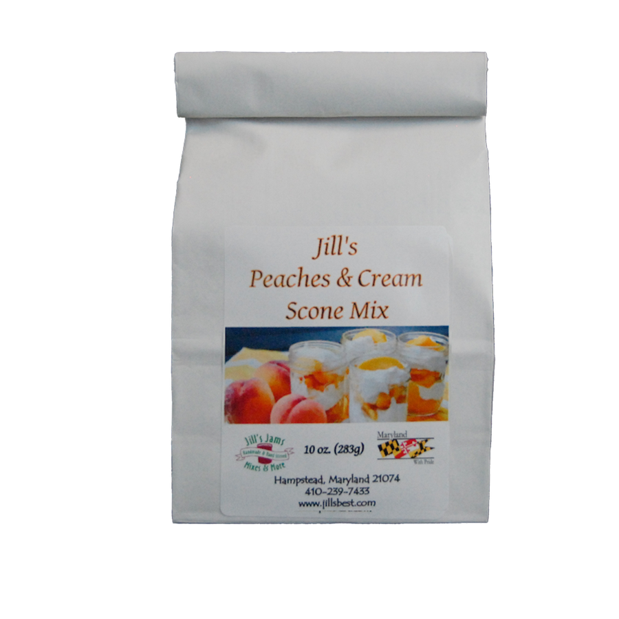 Peaches and Cream Scones
