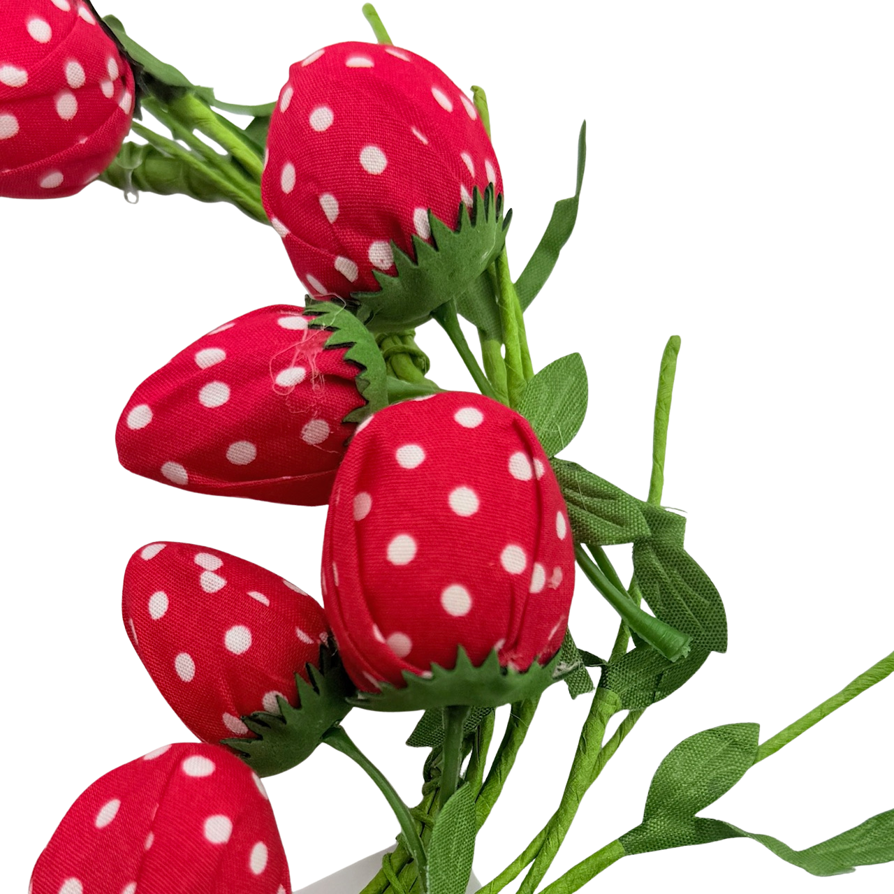 Plush Strawberry Candle Ring