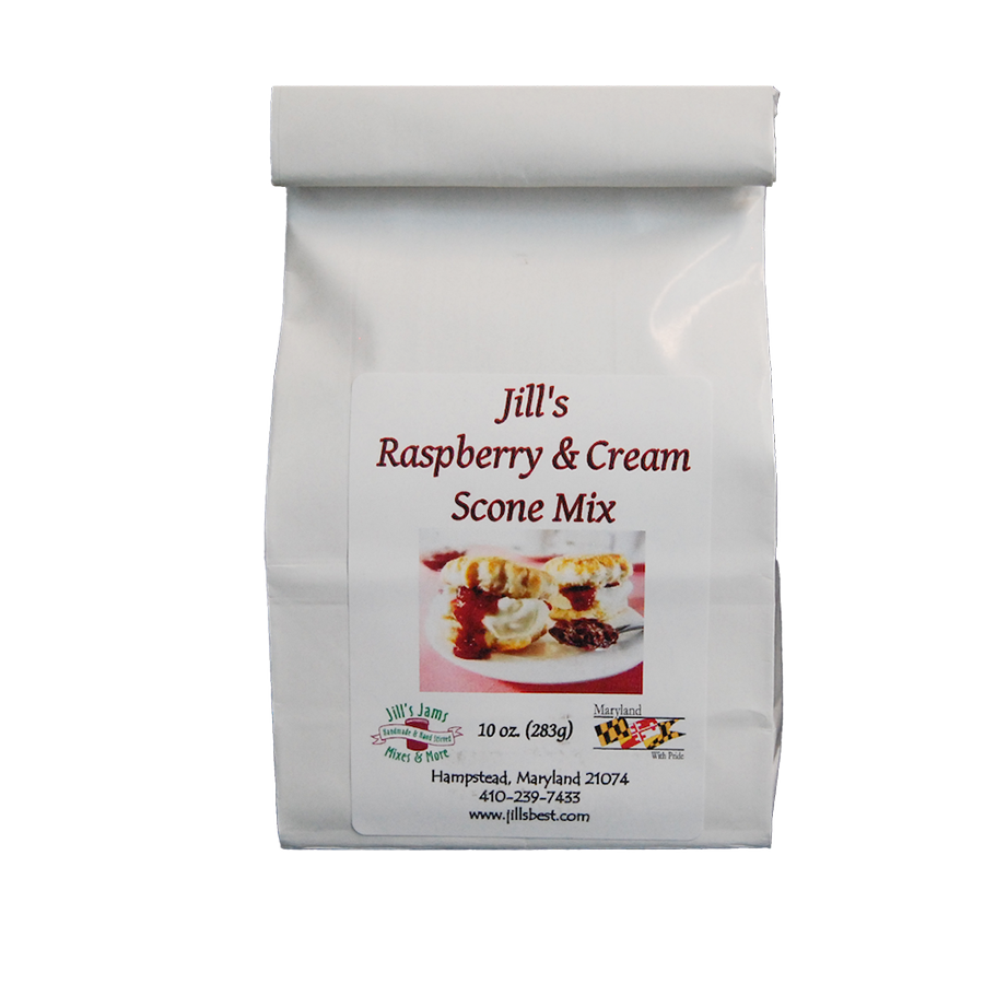 Raspberries and Cream Scones
