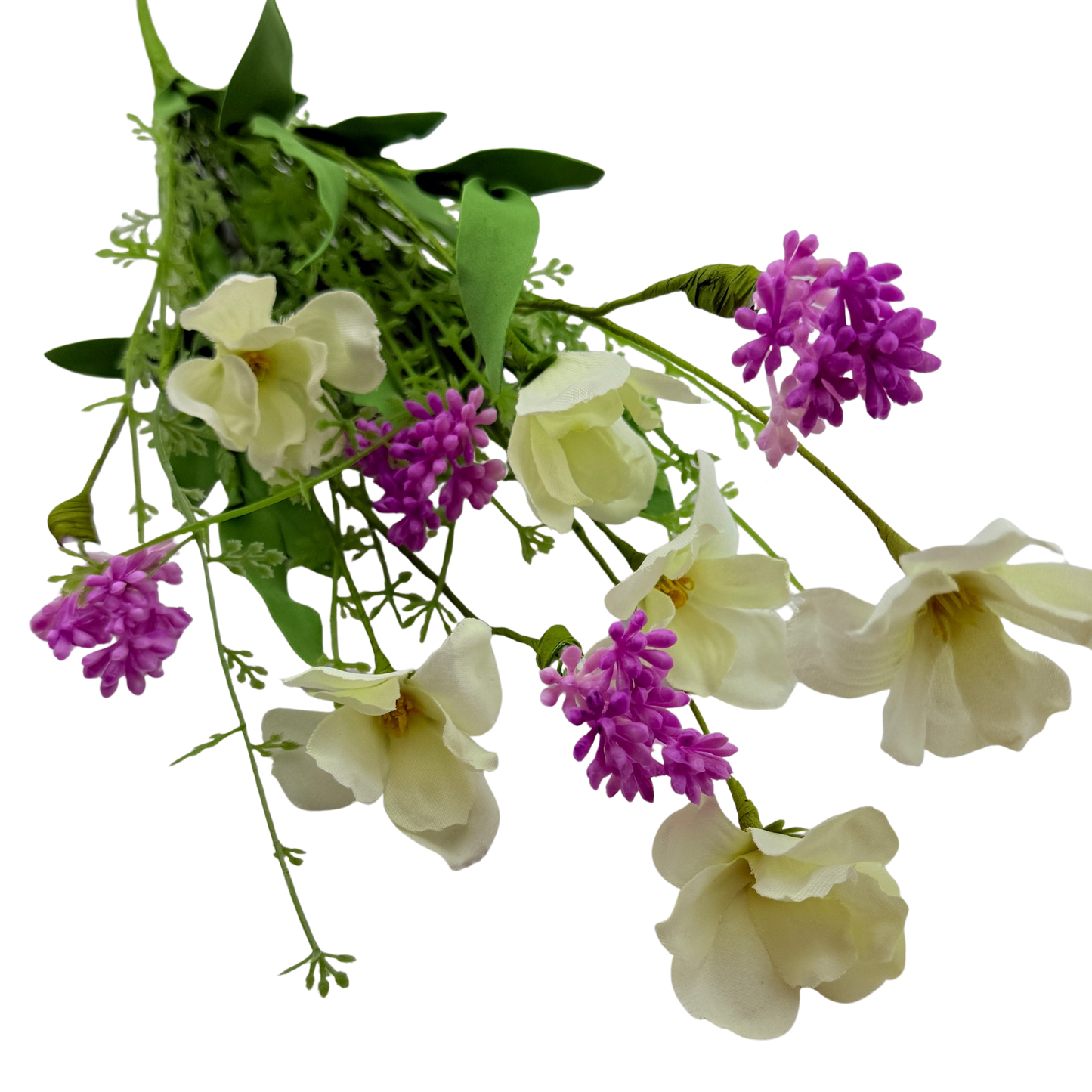 Spring White Flowers & Hyacinth Pick