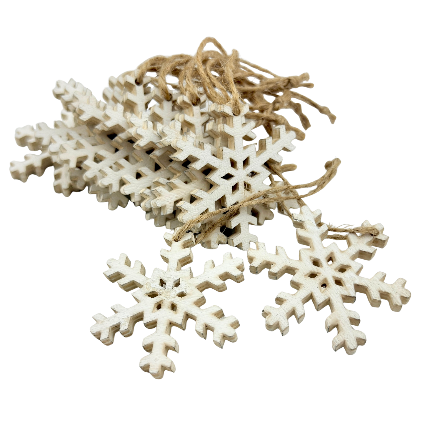 Small Snowflake Ornaments - Set of 12