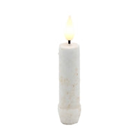 4 inch White Taper Candle