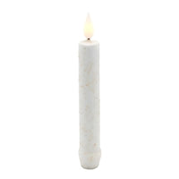 6 inch White Taper Candle