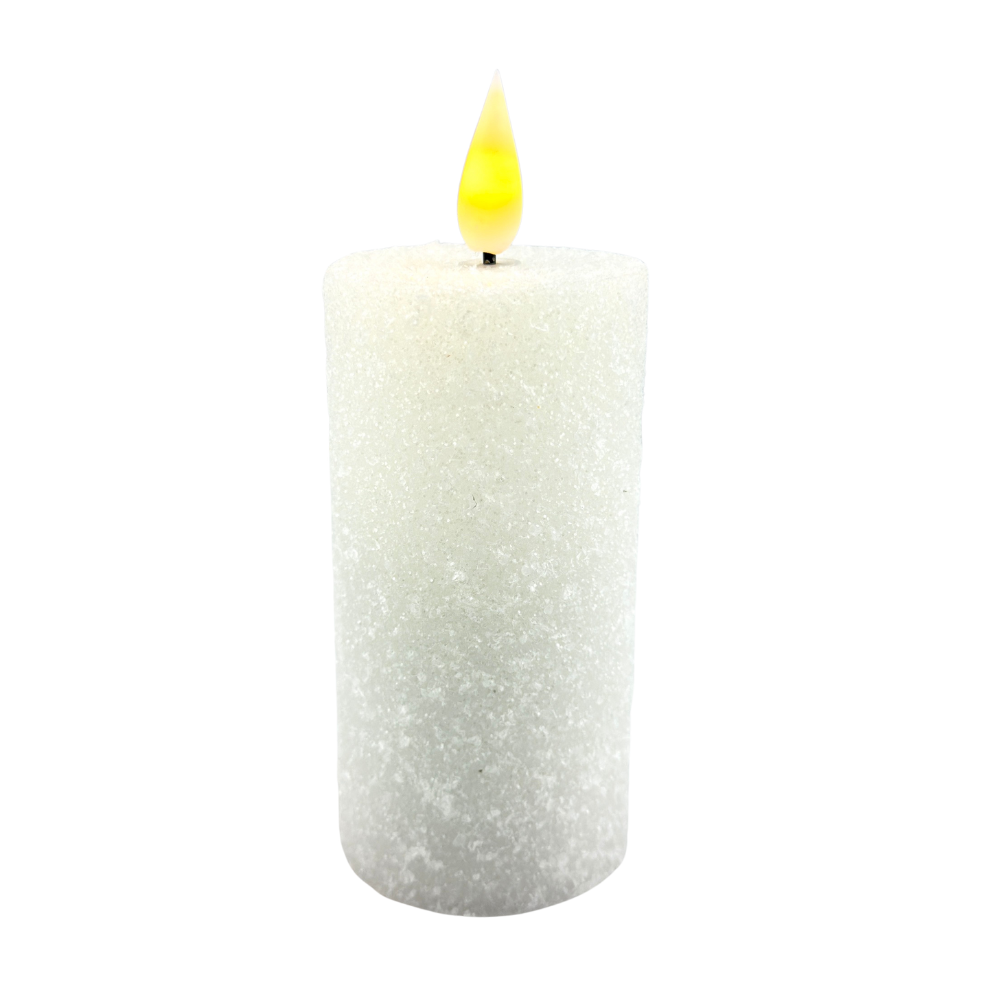 White Frosted LED Votive