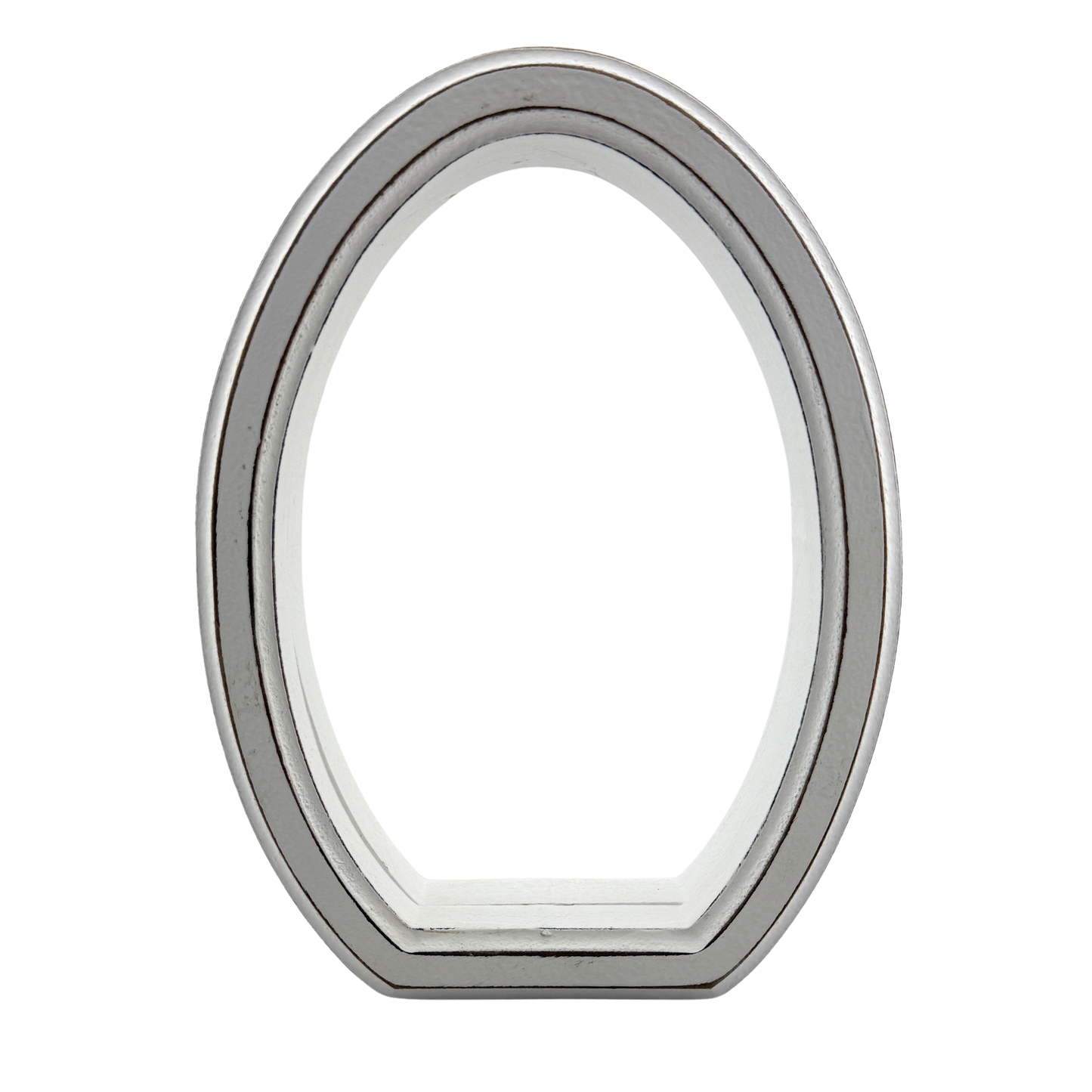 White Open Egg Frame
