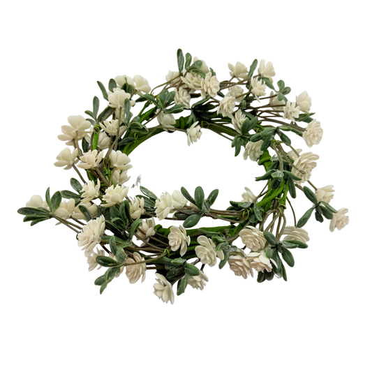 Alabaster Buds Candle Ring