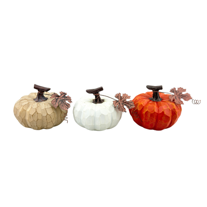 Wide Tan Pumpkin