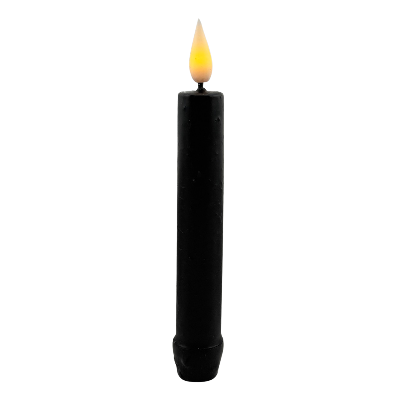 Black LED Taper Candle