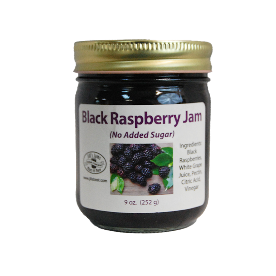 Black Raspberry Jam (No Sugar Added)