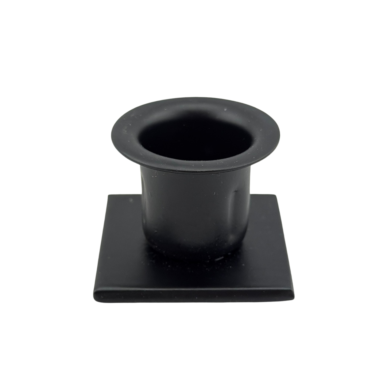 Black Square Metal Taper Holder