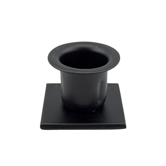 Black Square Metal Taper Holder