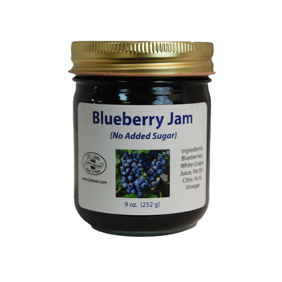 Blueberry Jam (No Sugar Added)