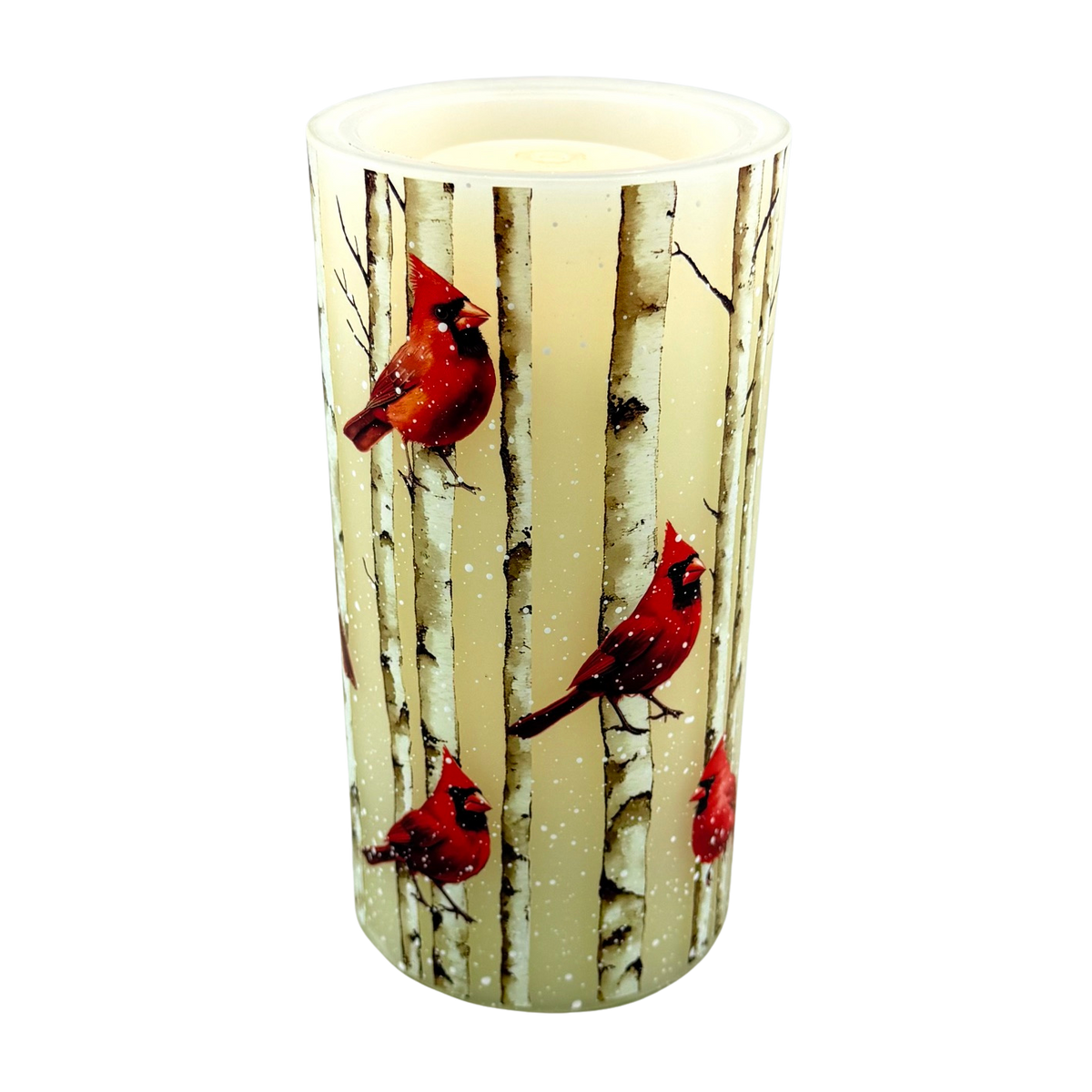 Cardinals LED Water Fountain Candle