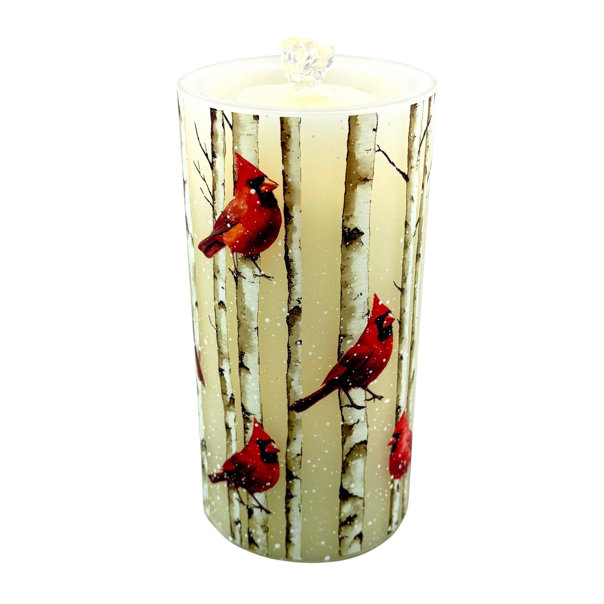 Cardinals LED Water Fountain Candle