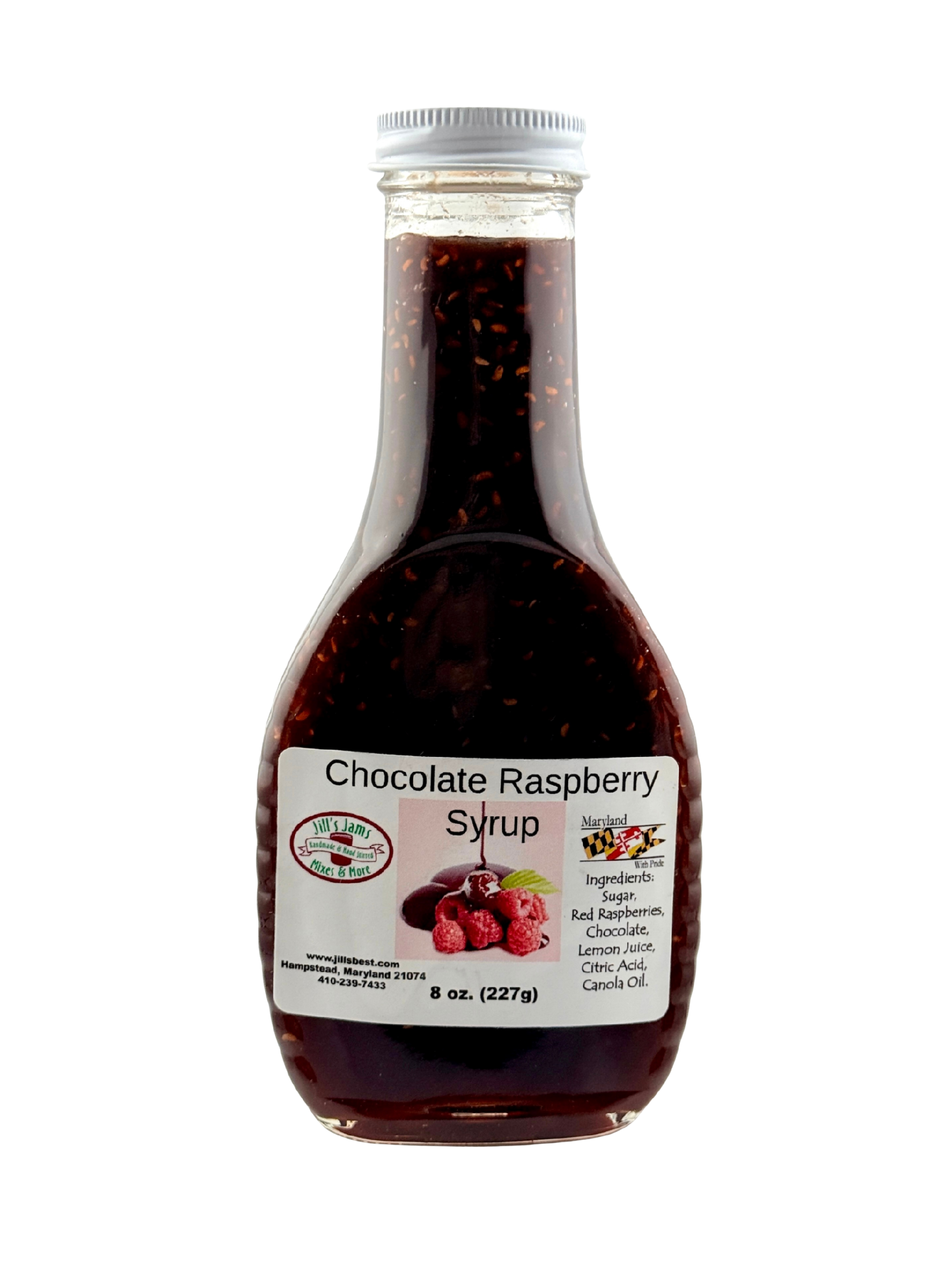 Chocolate Raspberry Syrup – Jill's Jams