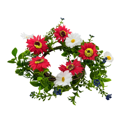 Colorful Daisy Candle Ring