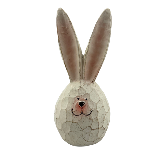 Cream Resin Bunny Head
