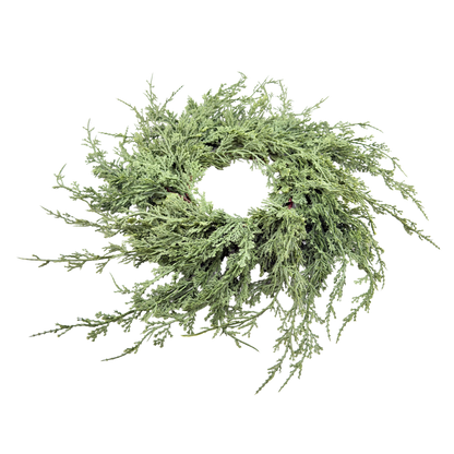 Dark Green Juniper Candle Ring