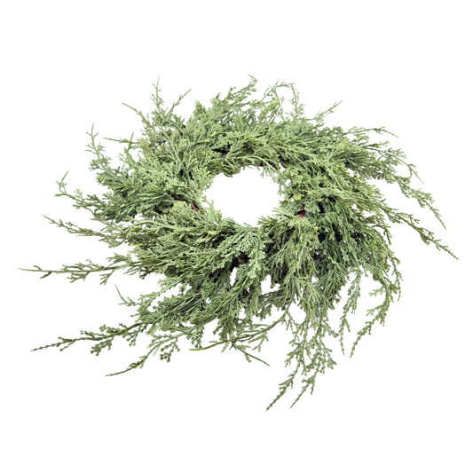 Dark Green Juniper Candle Ring