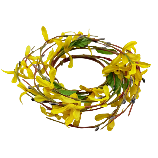 Forsythia Candle Ring
