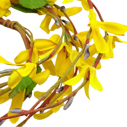 Forsythia Candle Ring