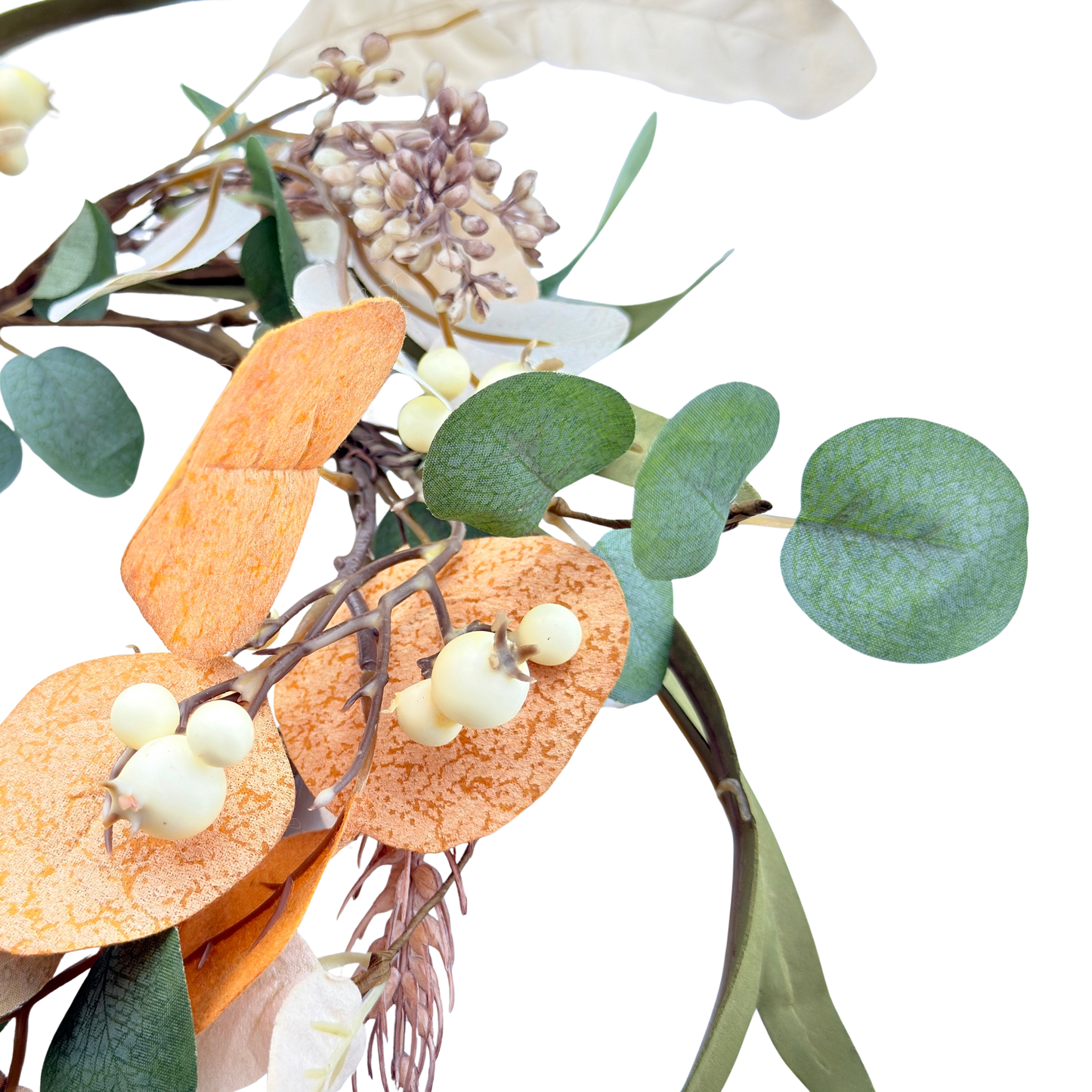 Green & Gold Autumn Candle Ring