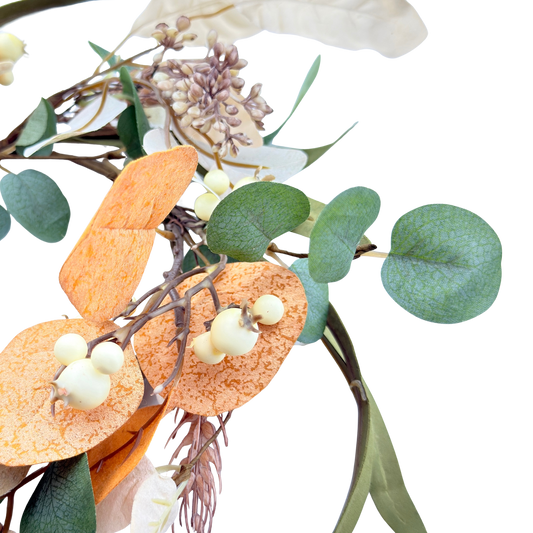 Green & Gold Autumn Candle Ring