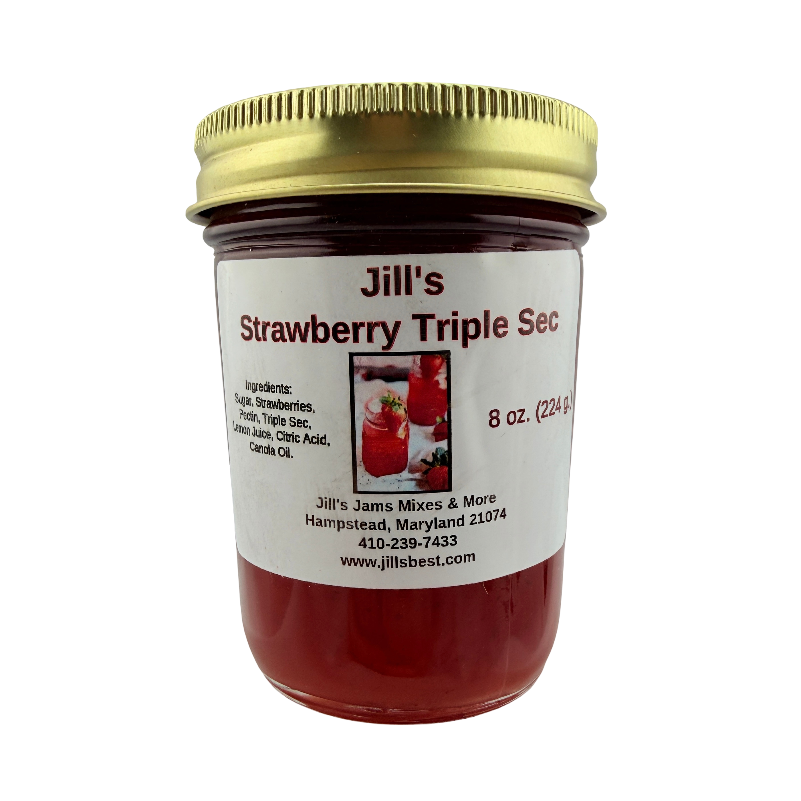 Strawberry Triple Sec Jam – Jill's Jams