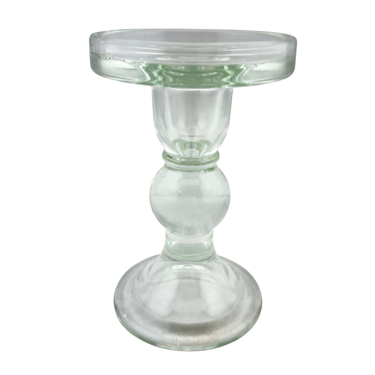 Large Glass Candle Holder