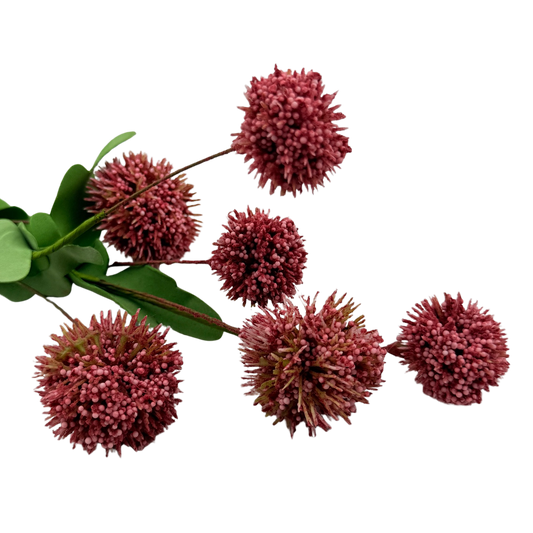 Mini Pink Allium Stem