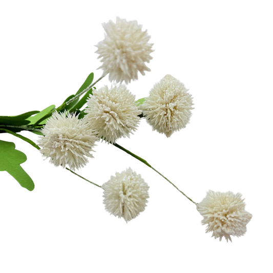 Mini White Allium Stem