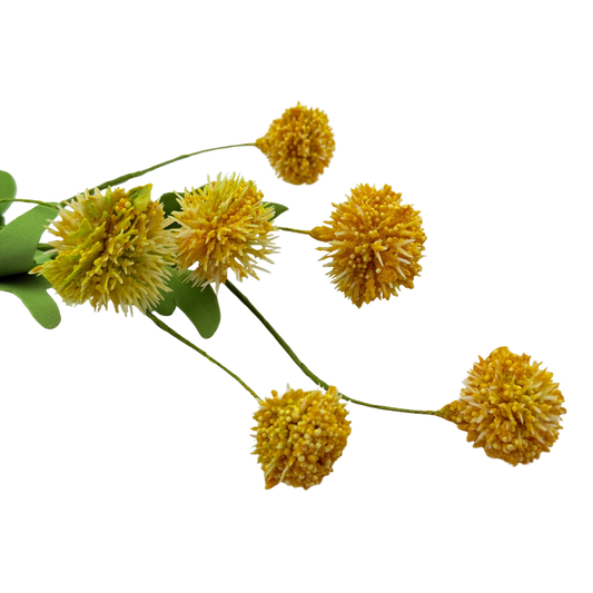 Mini Yellow Allium Stem