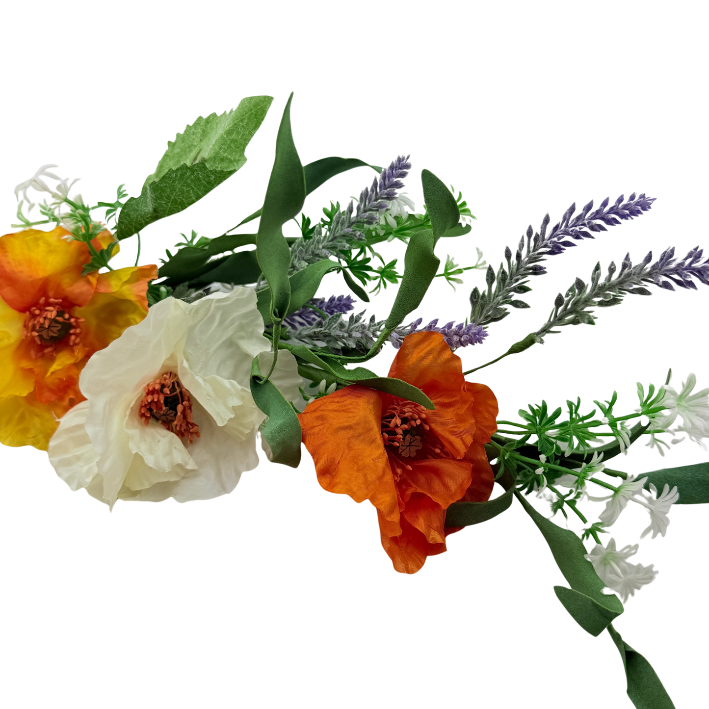 Mixed Poppy Spray Pick