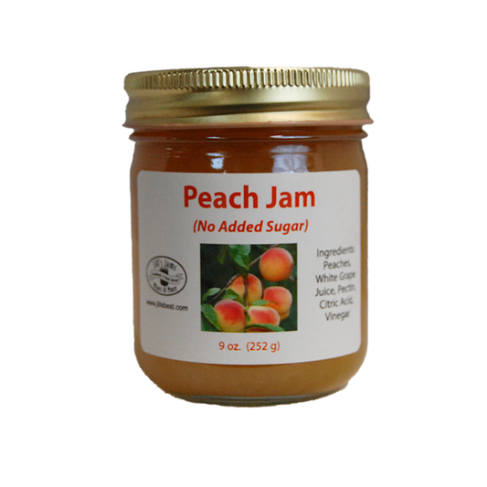 Peach Jam (No Sugar Added)