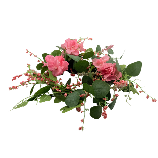Pink Hydrangea Garden Large Ring