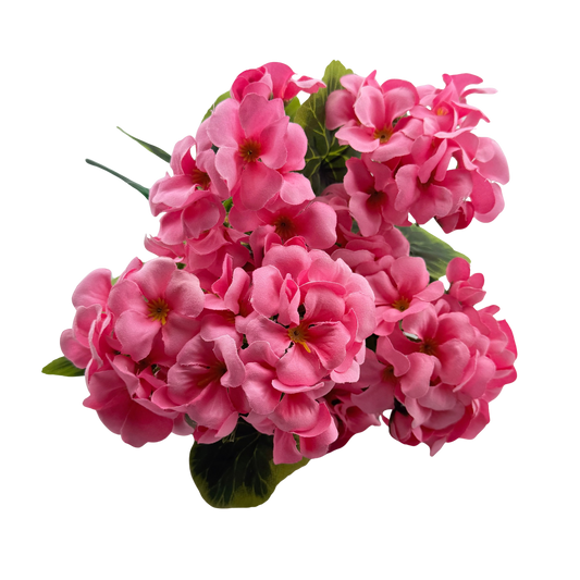 Pink Multi-Geranium Stem