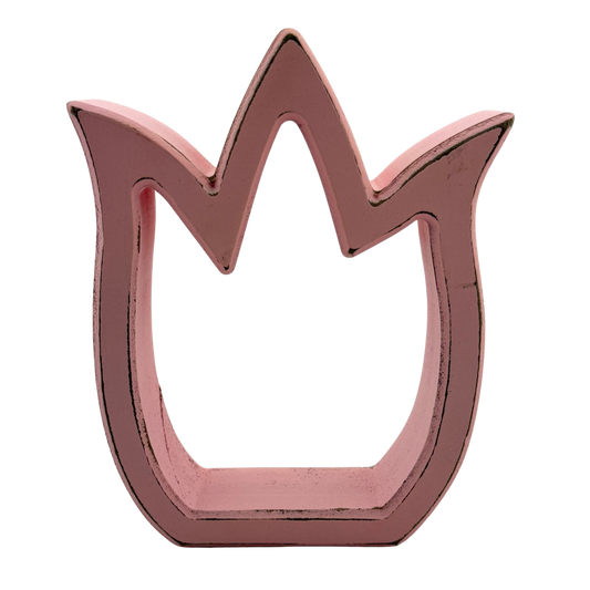 Pink Open Tulip Head Stand