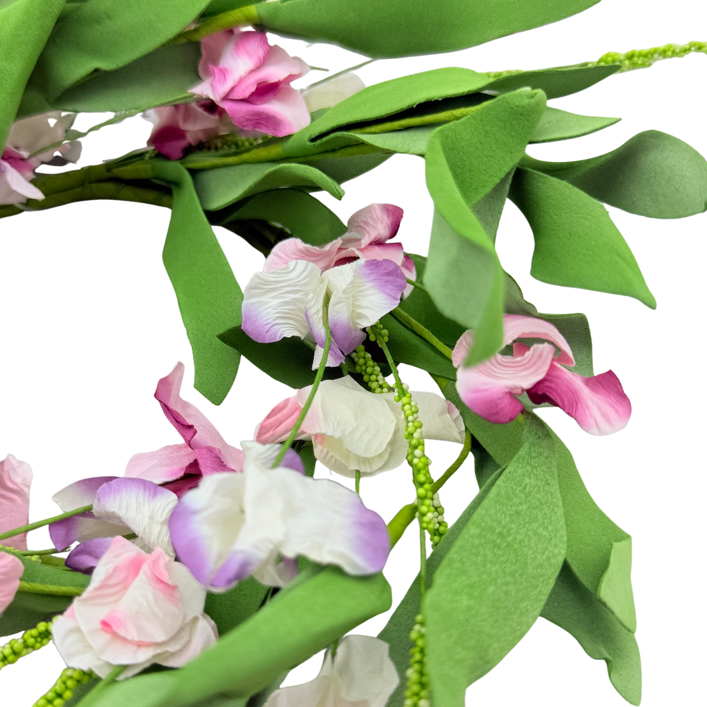 Pink_Purple Mountain Flowers Candle Ring