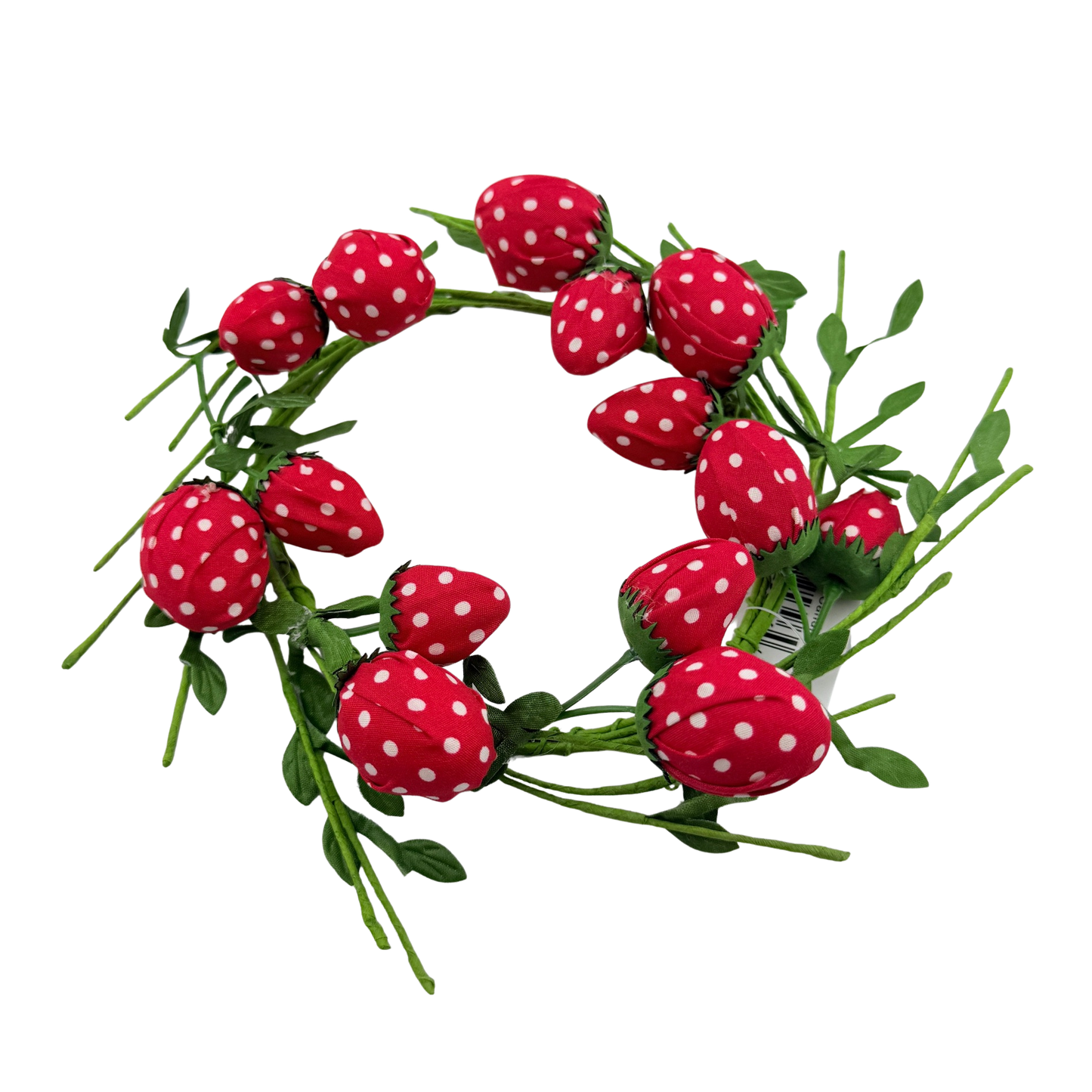 Plush Strawberry Candle Ring