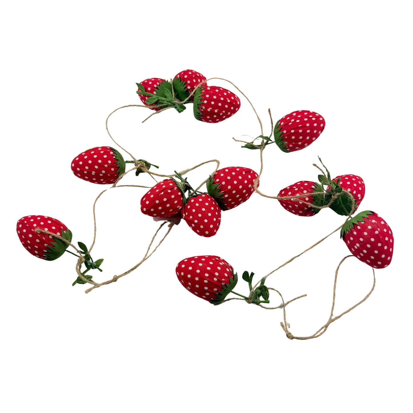Plush Strawberry Garland