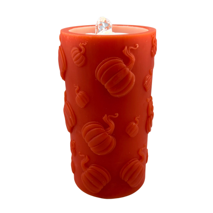 Pumpkins LED Water Fountain Candle