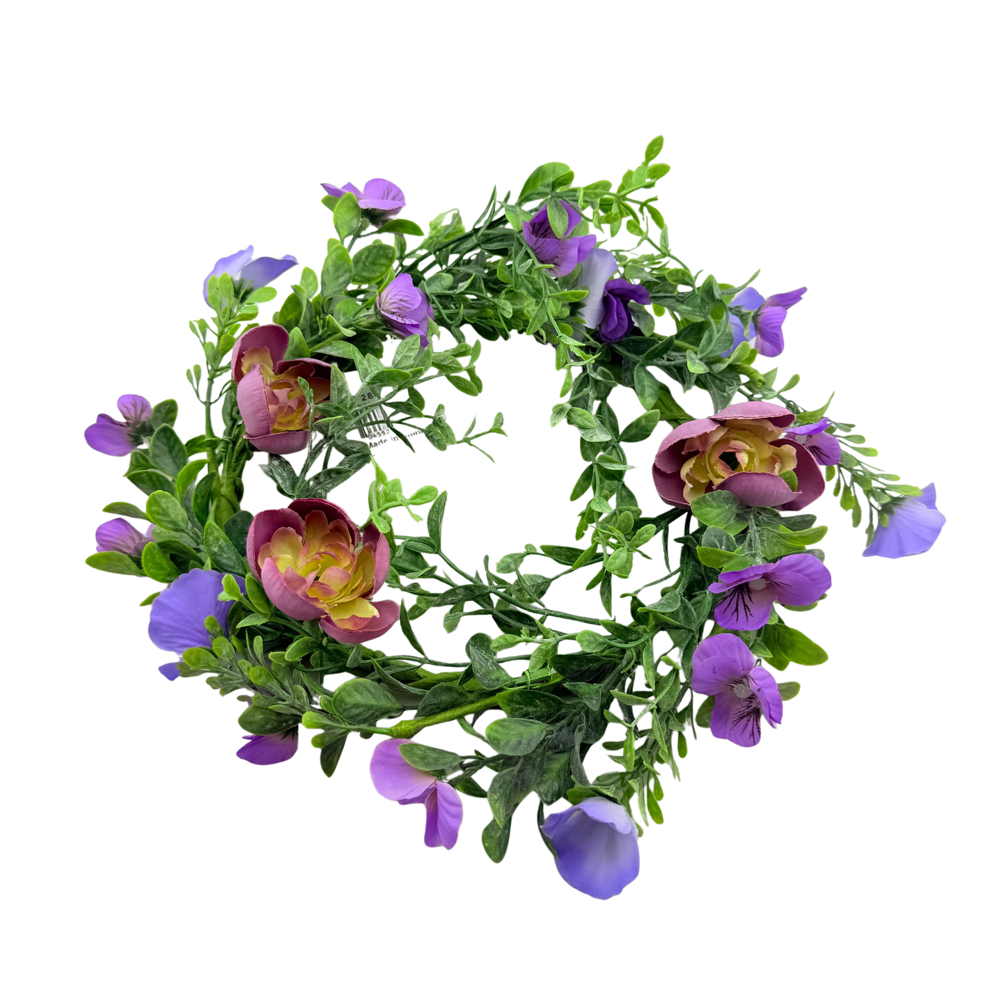 Purple_Blue Ranunculus and Pansy Ring
