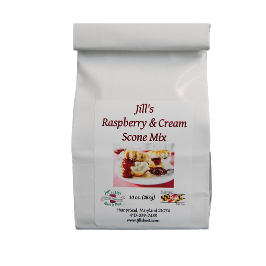 Raspberries and Cream Scones